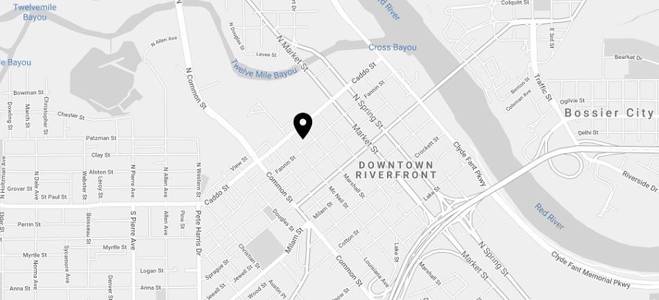 Map of Shreveport office location